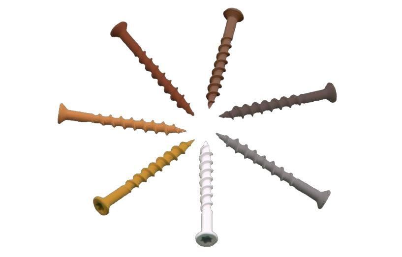 Accessoire Evodek : Vis colorées inox